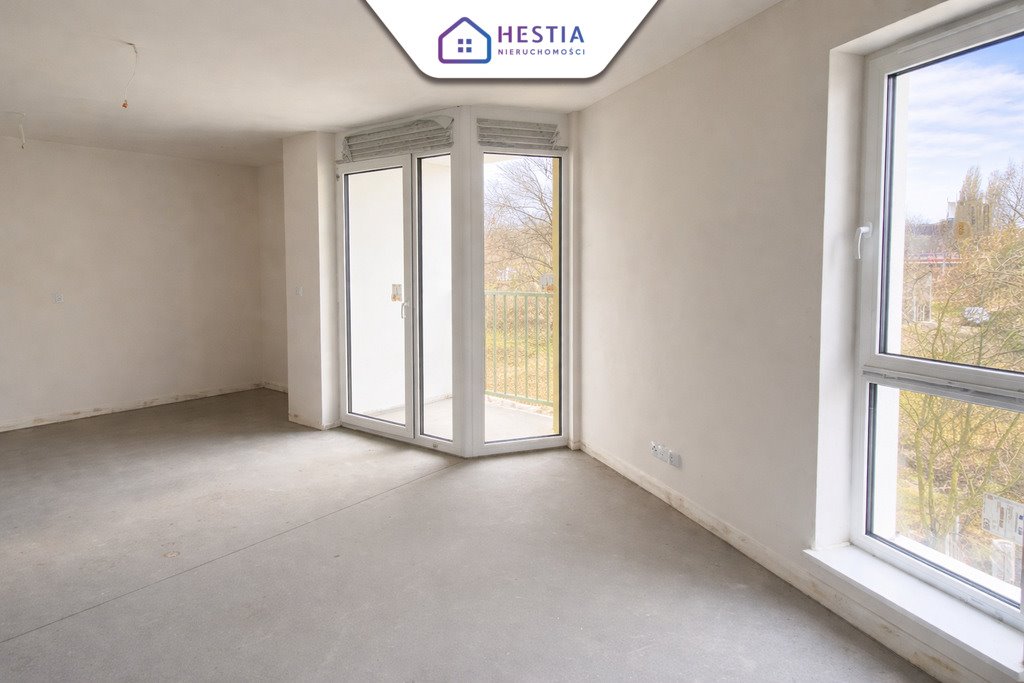 Nowoczesne 3-pokojowe mieszkanie z loggią i możliwością własnej aranżacji Police, Grunwaldzka  48m2 Foto 1