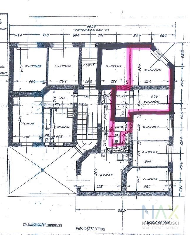 Narożny lokal 40m2 na Kazimierzu, idealny na sklep lub kawiarnię Kraków, Kazimierz, Starowiślna  40m2 Foto 1