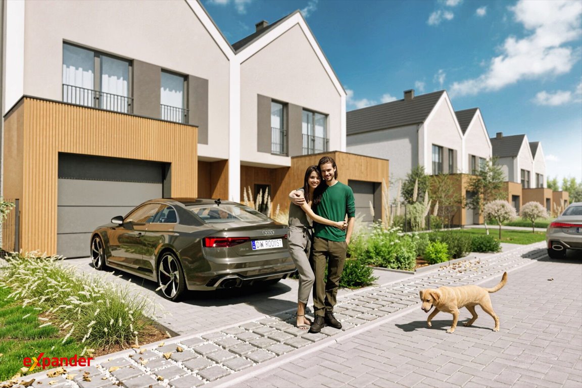 Nowoczesny dom 120 m² z ogrodem i poddaszem - zapraszam Żerniki Wrocławskie, Parkowa  148m2 Foto 1