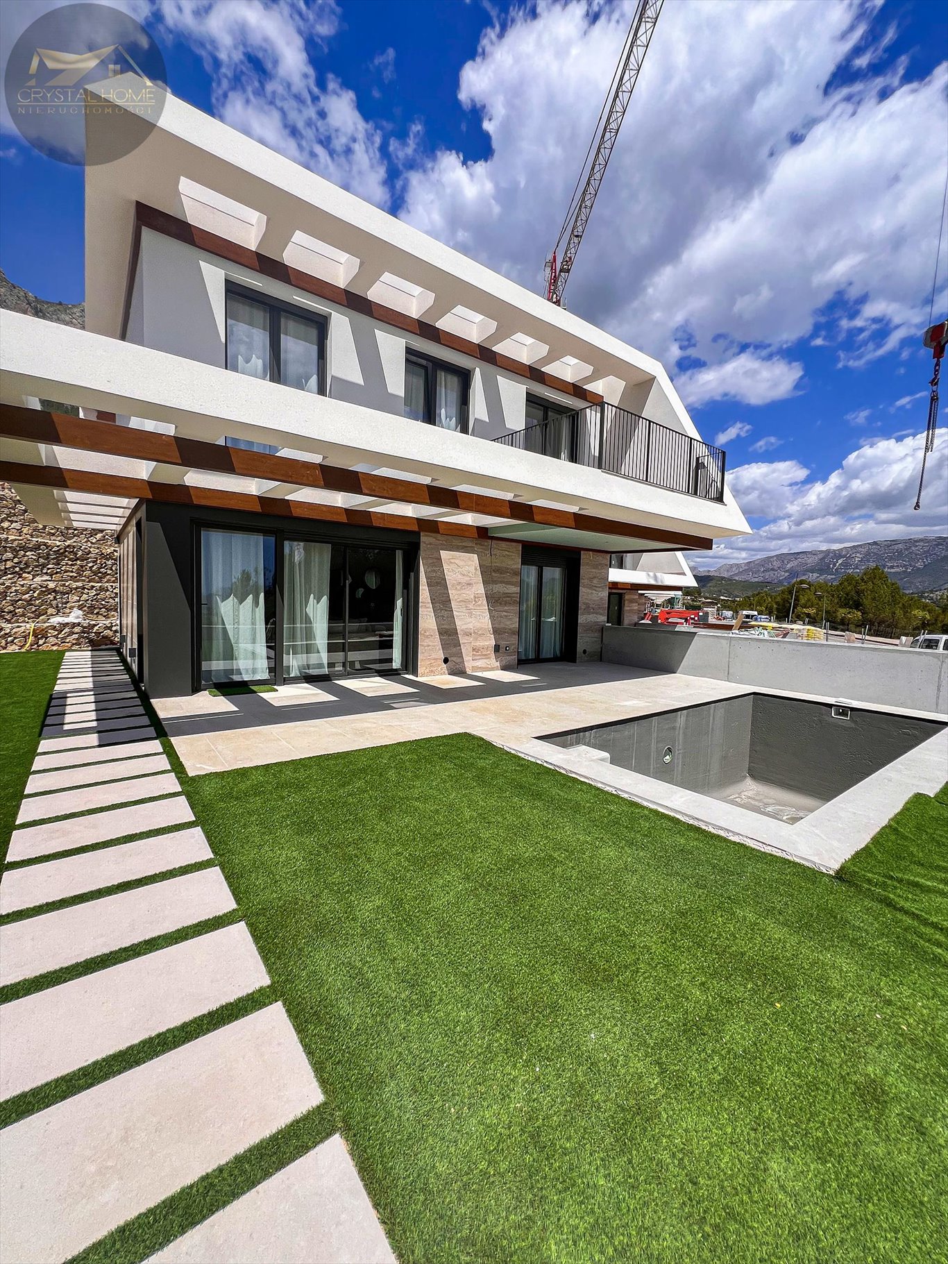 Dom z panoramicznym widokiem na morze i góry w Polop Hiszpania, Polop  93m2 Foto 1