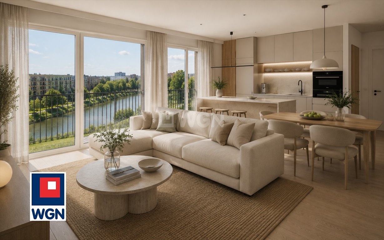 Zapraszam do 75,88 m² apartamentu z loggią i widokiem na Odrę Wrocław, Śródmieście, Browarna  76m2 Foto 1