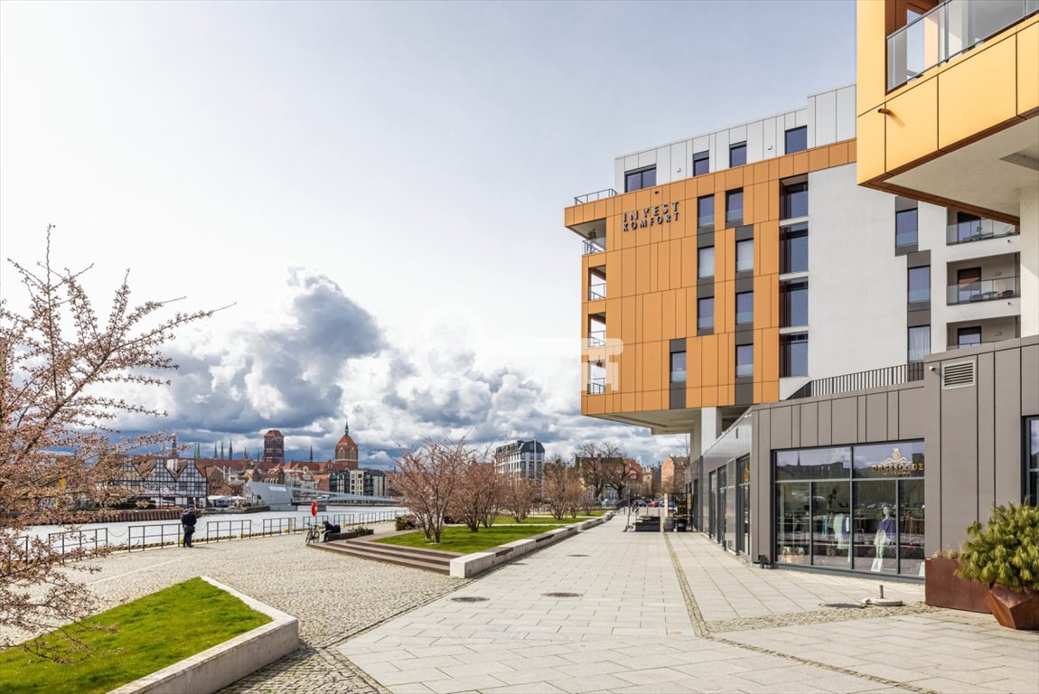 Nowoczesny apartament z widokiem na rzekę i dużym tarasem Gdańsk, Śródmieście, Stara Stocznia  63m2 Foto 1