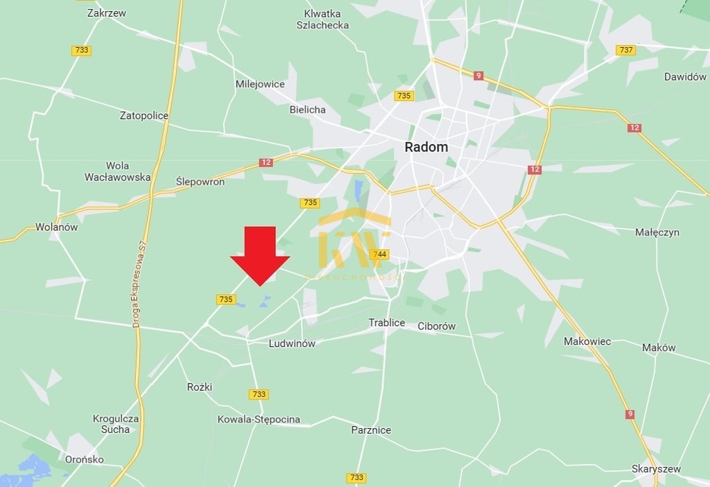 Działka 1500m2 z warunkami zabudowy, media, las, blisko centrum Radom, Pruszaków, Karola Szymanowskiego  1 500m2 Foto 1