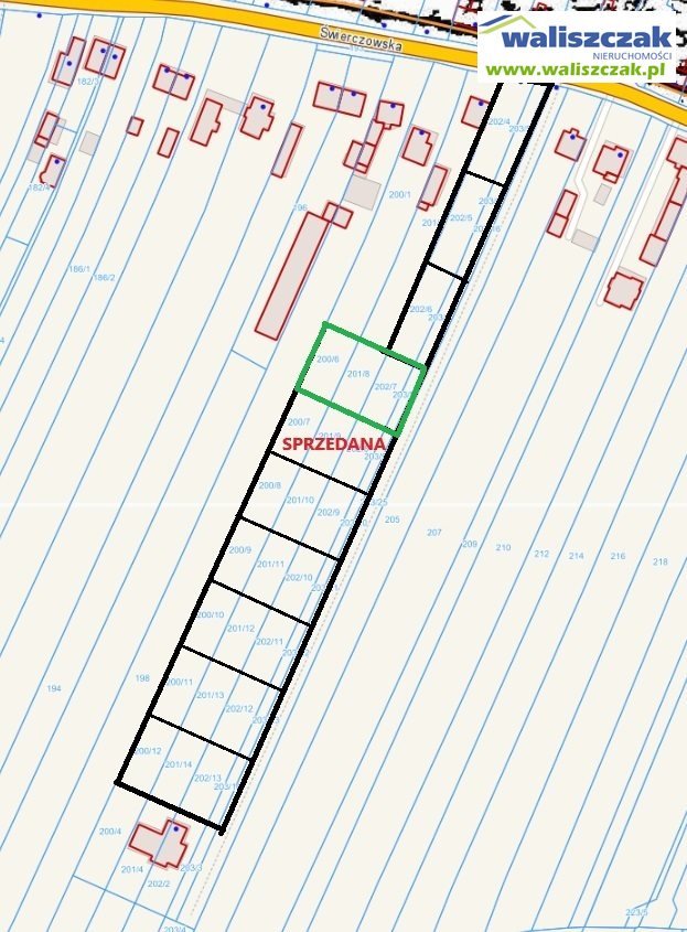 Działka budowlana na sprzedaż Piotrków Trybunalski, Świerczowska  1 197m2 Foto 2