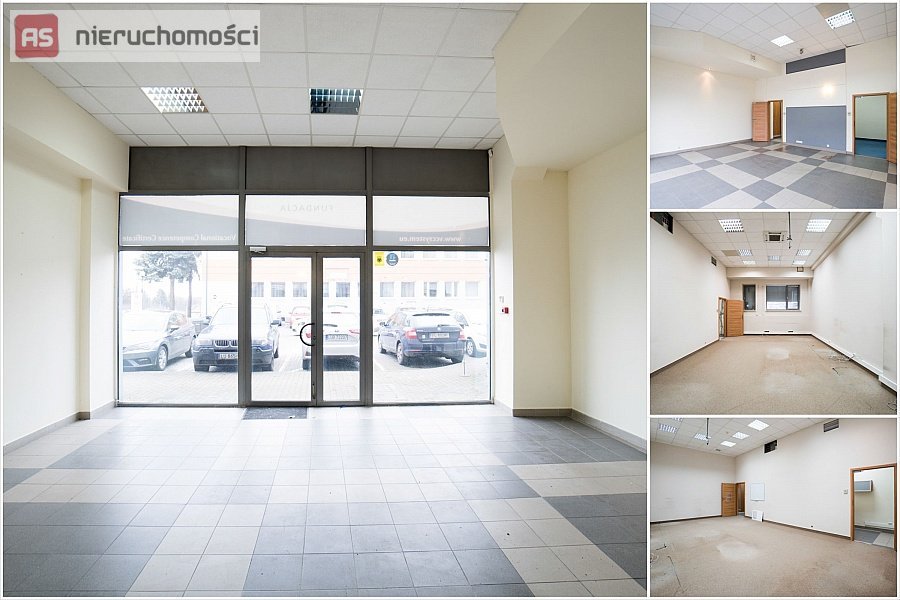Na wynajem przestronny lokal 113 m² z dużymi witrynami Lublin, Konstantynów, Nałęczowska  113m2 Foto 1