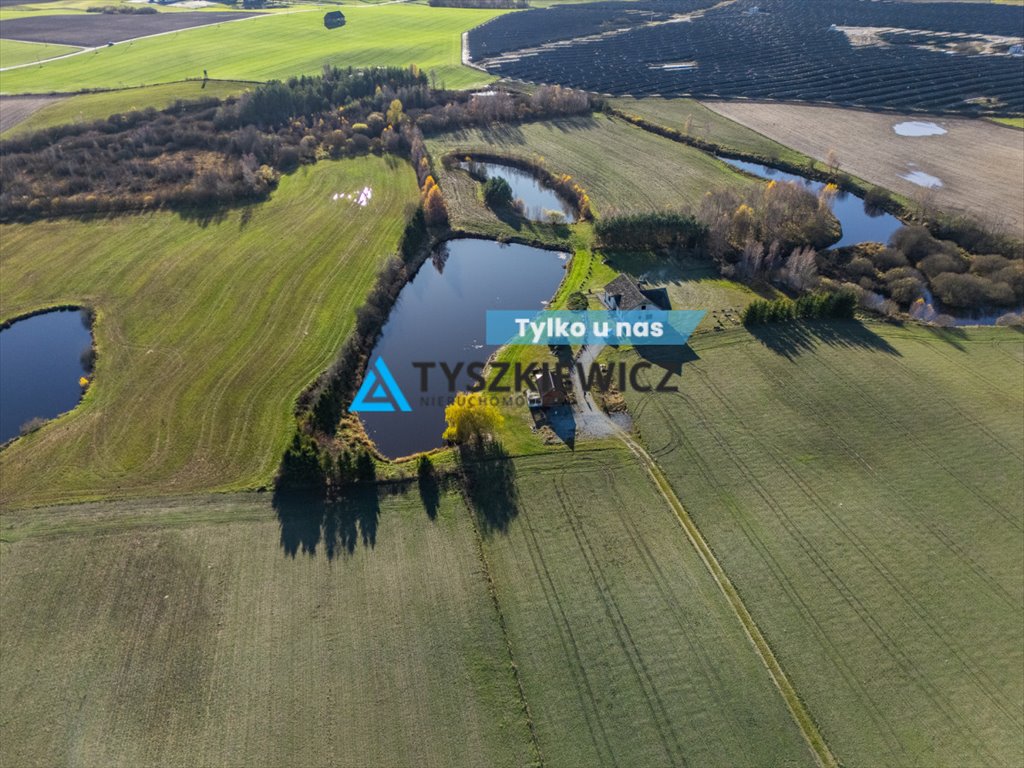 Urokliwe siedlisko z trzema stawami i domem 155 m2 Wielki Klincz  155m2 Foto 1