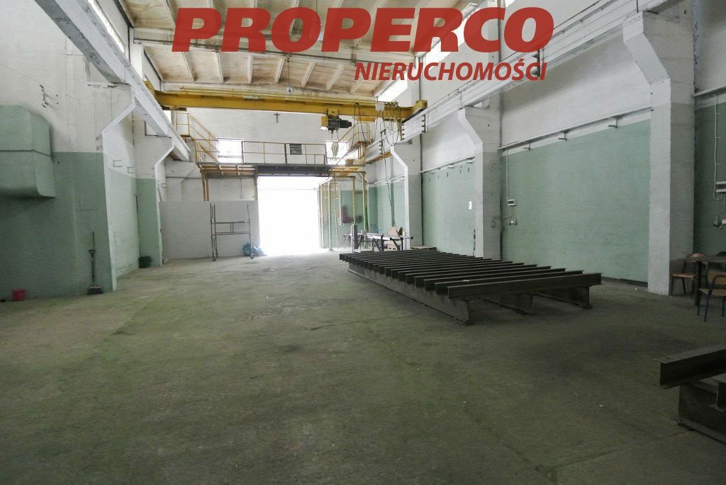 Polecam halę 650 m² z suwnicą, bez rampy, od 08/2025 Kielce  650m2 Foto 1