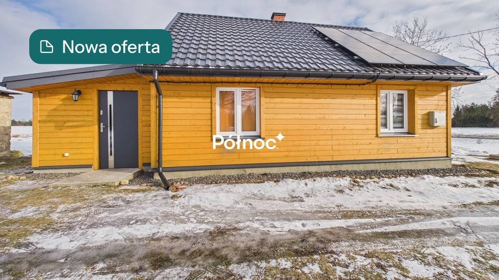 Polecam urokliwy drewniany domek 59 m2 z solarami i remontem Nowosady  59m2 Foto 1