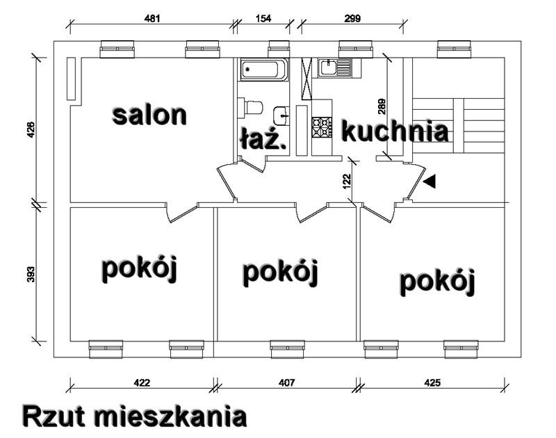 Mieszkanie czteropokojowe  na sprzedaż Koszalin, Bogusława II  87m2 Foto 3