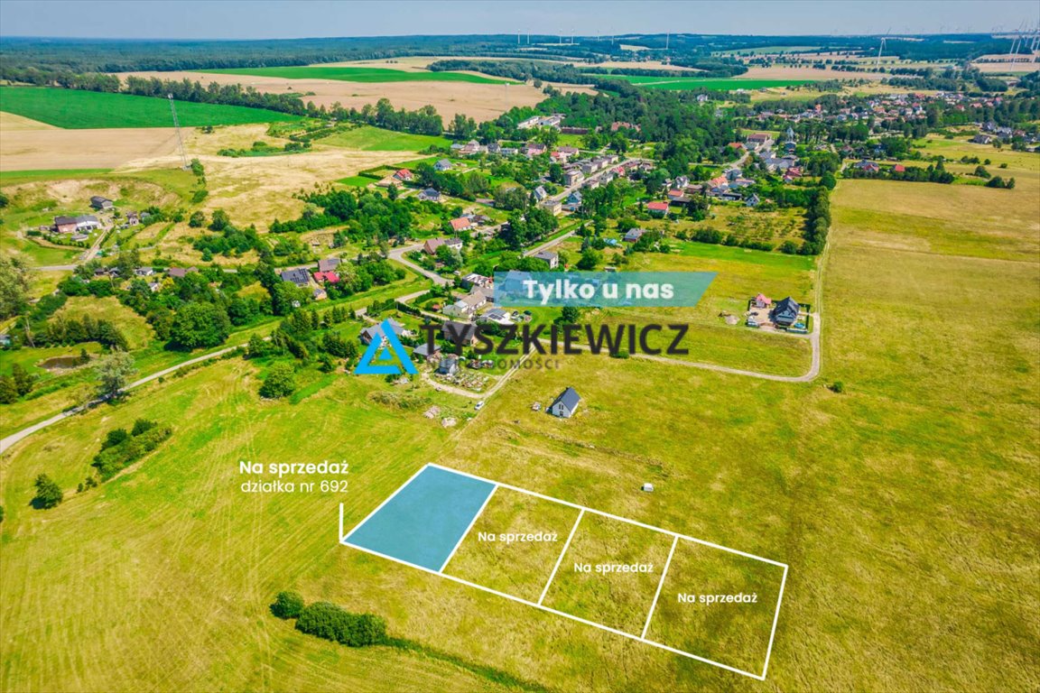 Działka budowlana na sprzedaż Charbrowo, Dolna  1 065m2 Foto 1