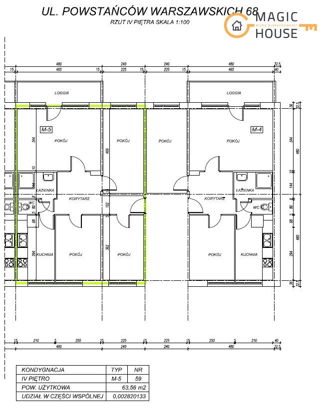 Mieszkanie czteropokojowe  na sprzedaż Gdańsk, Suchanino, Powstańców Warszawskich  64m2 Foto 3