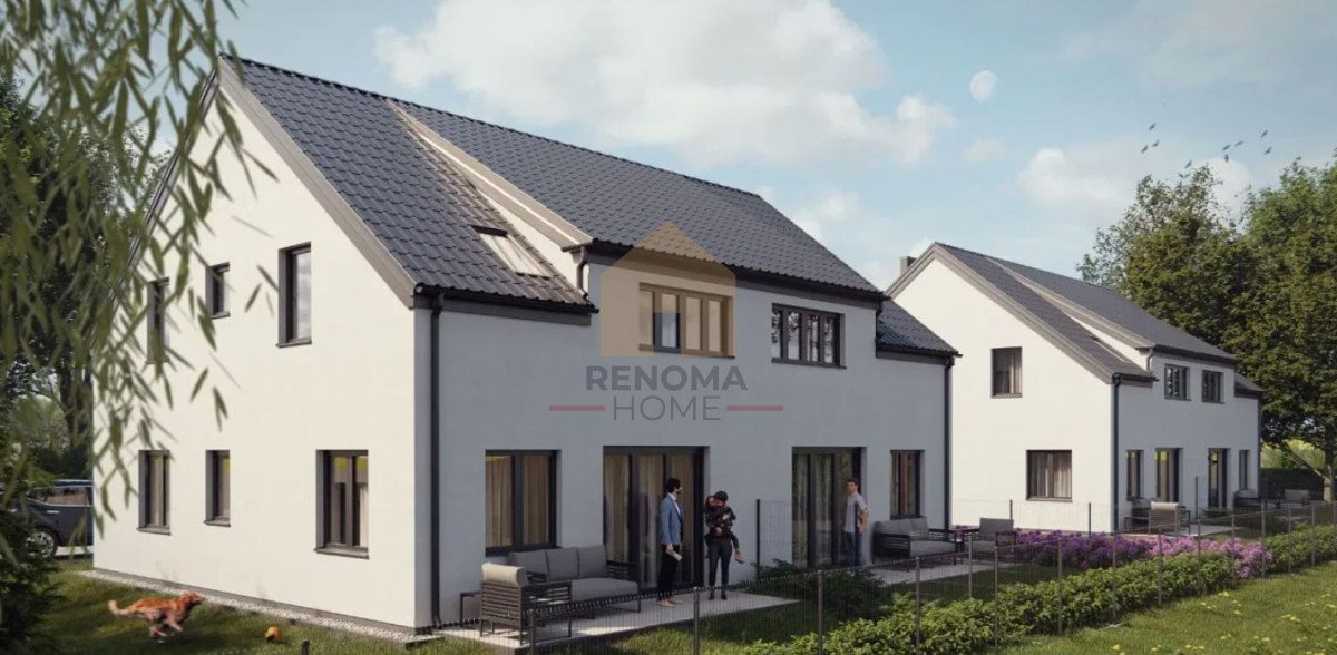 Na sprzedaż nowoczesny dom bliźniak 109 m² z ogródkiem Wrocław, Stabłowice  109m2 Foto 1