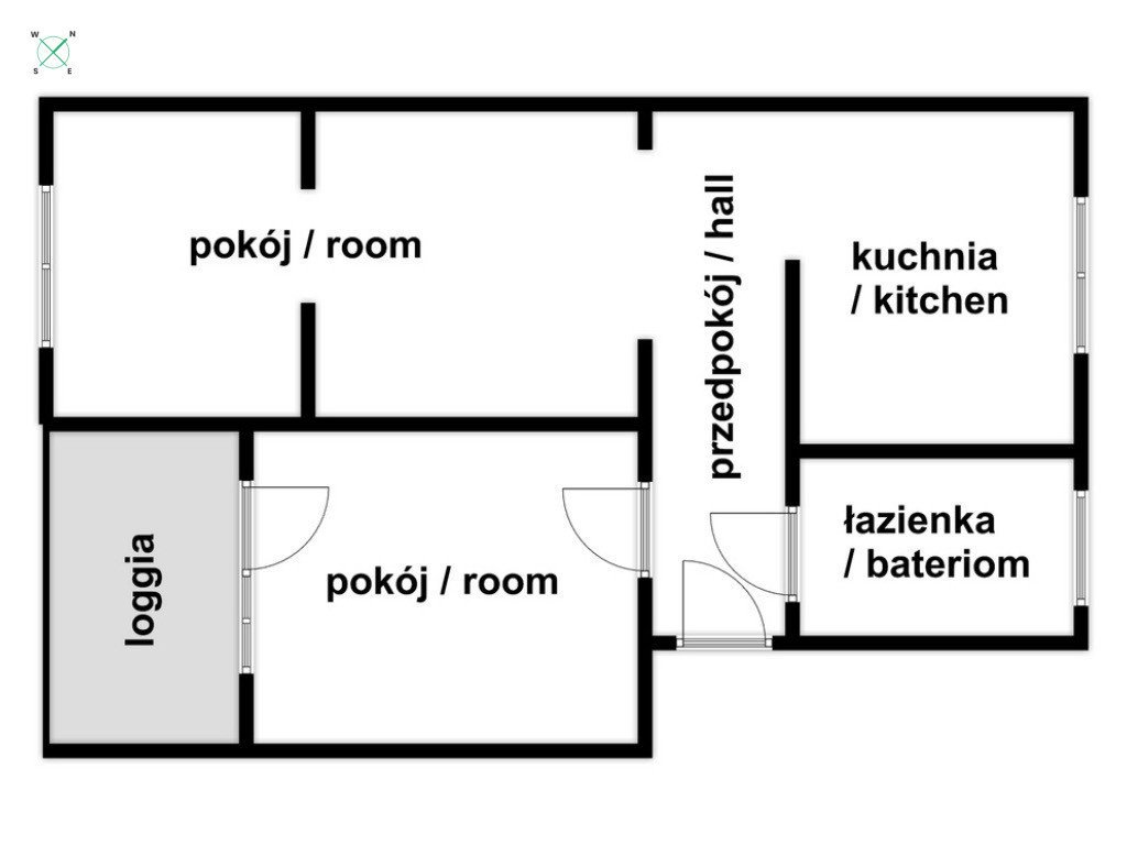 Mieszkanie dwupokojowe na sprzedaż Trzebinia, 1 Maja  53m2 Foto 8