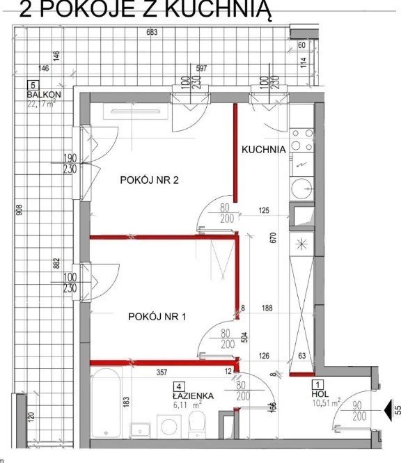 Mieszkanie trzypokojowe na sprzedaż Warszawa, Praga-Południe, Grochów, Grochowska  47m2 Foto 11