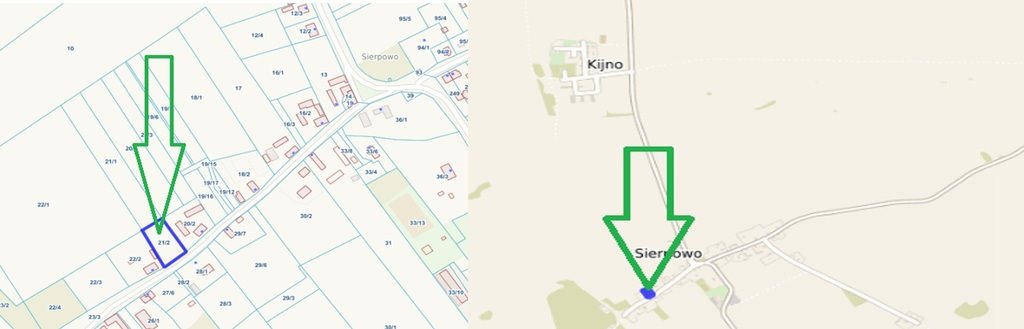 Działka rolna na sprzedaż Sierpowo  1 544m2 Foto 1