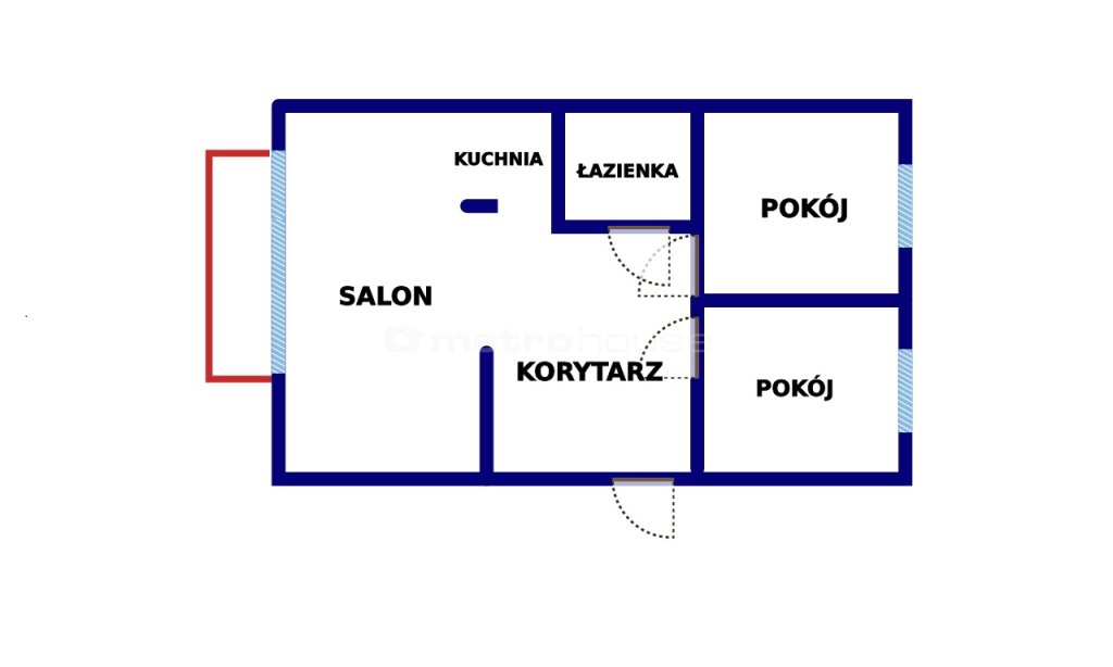 Mieszkanie trzypokojowe na sprzedaż Jastrzębie-Zdrój, Opolska  55m2 Foto 3