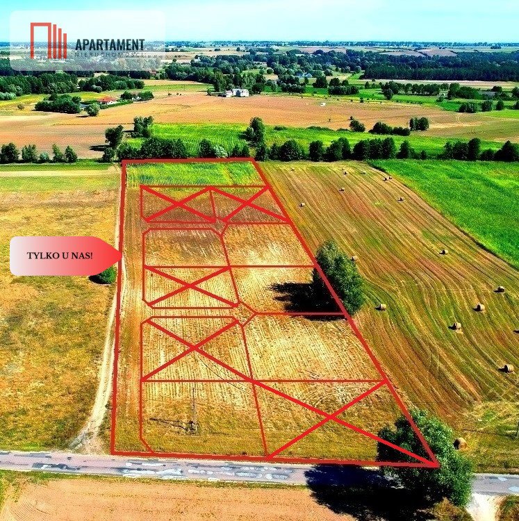 Działka 1002 m2 z prądem i wodą, asfalt, blisko Torunia Zławieś Mała  1 002m2 Foto 1