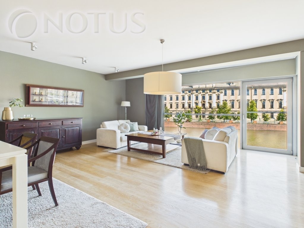 Wynajmę luksusowy apartament 42 m² z panoramicznym widokiem na Odrę: Wrocław: Księcia Witolda