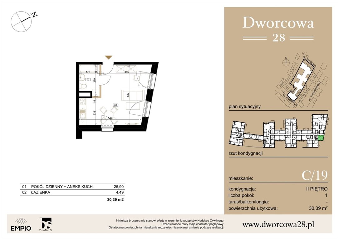 Kawalerka na sprzedaż Bydgoszcz, Śródmieście  30m2 Foto 1
