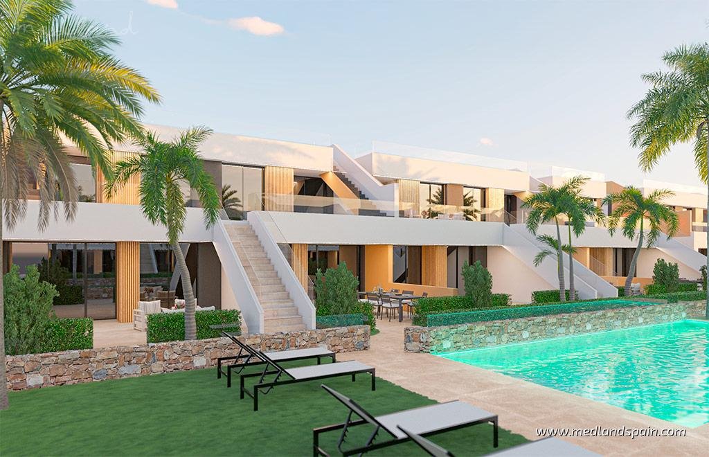 Nowoczesne 2-pokojowe apartamenty z basenem i solarium Hiszpania, Murcja  76m2 Foto 1