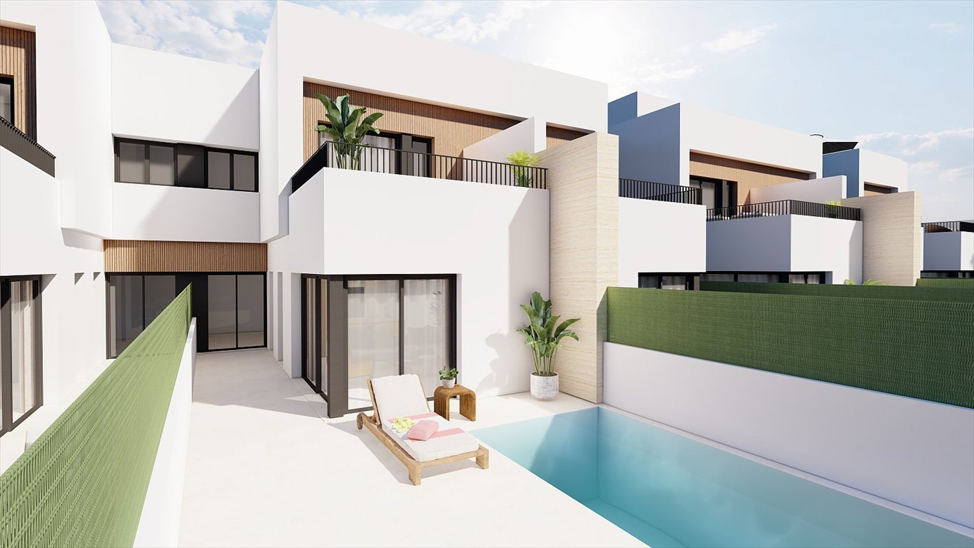 Dom z basenem i solarium w San Javier – komfort i prywatność Hiszpania, San Javier Centro, San Javier Centro, San Javier, Murcia  106m2 Foto 1