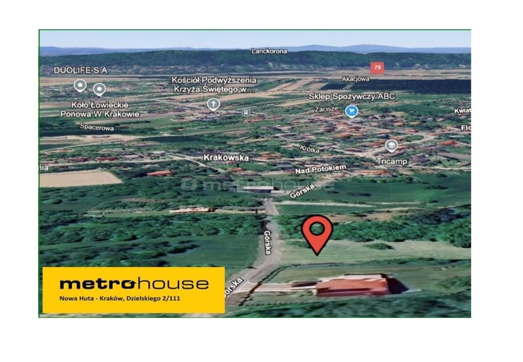 Działka budowlana na sprzedaż Kobylany, Górska  1 700m2 Foto 1