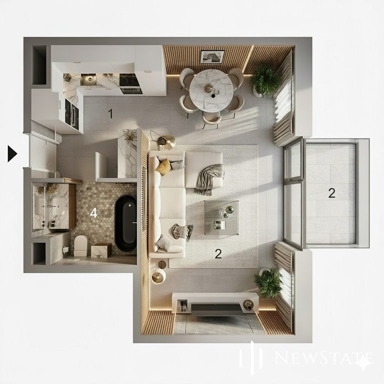 Kawalerka na sprzedaż Kraków, Samuela Lindego  32m2 Foto 1