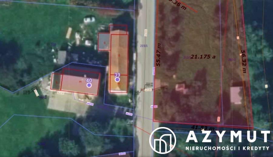 Działka budowlana 1900 m² z mediami i dojazdem asfaltowym Winnica  1 900m2 Foto 1