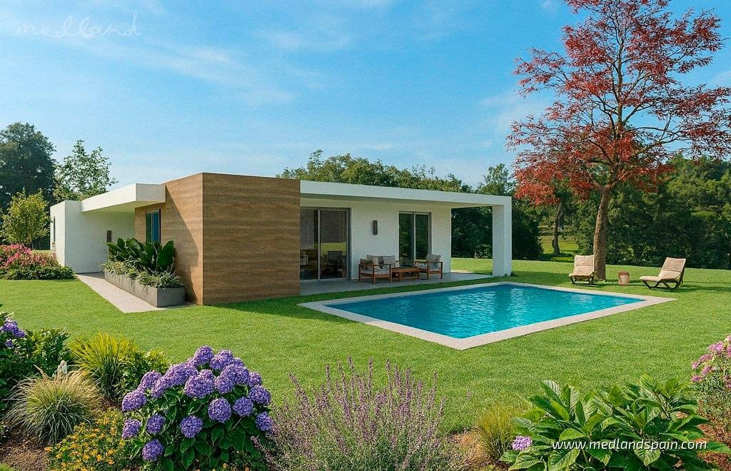 Luksusowe wille 180 m² z basenem i widokiem na pole golfowe Hiszpania, Aspe  180m2 Foto 1