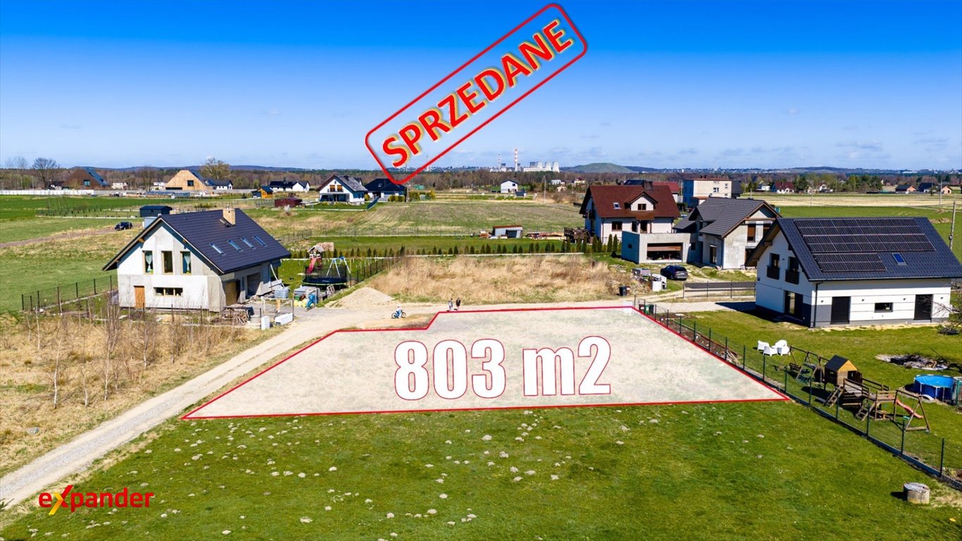 Działka 803 m² z mediami, cicha okolica, blisko DK81 Orzesze, Turystyczna  803m2 Foto 1