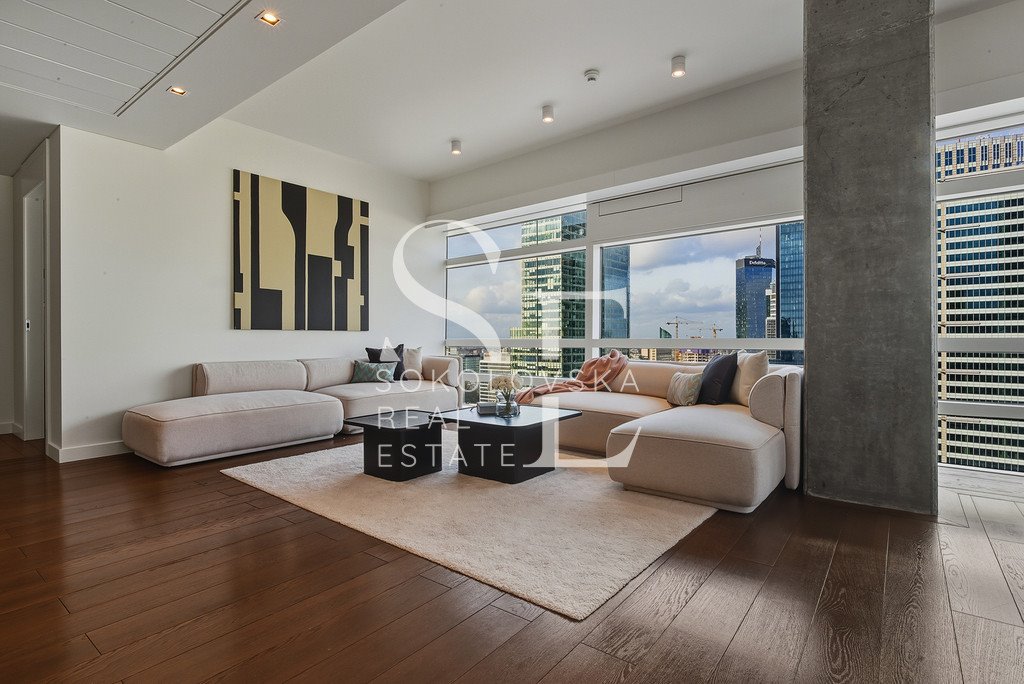 Luksusowy apartament 121 m² w Złota 44 z panoramicznym widokiem. Warszawa, Wola, Złota  121m2 Foto 1