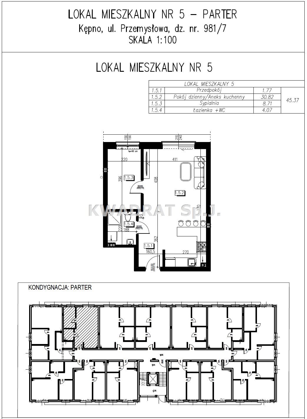 Mieszkanie dwupokojowe na sprzedaż Kępno  45m2 Foto 6