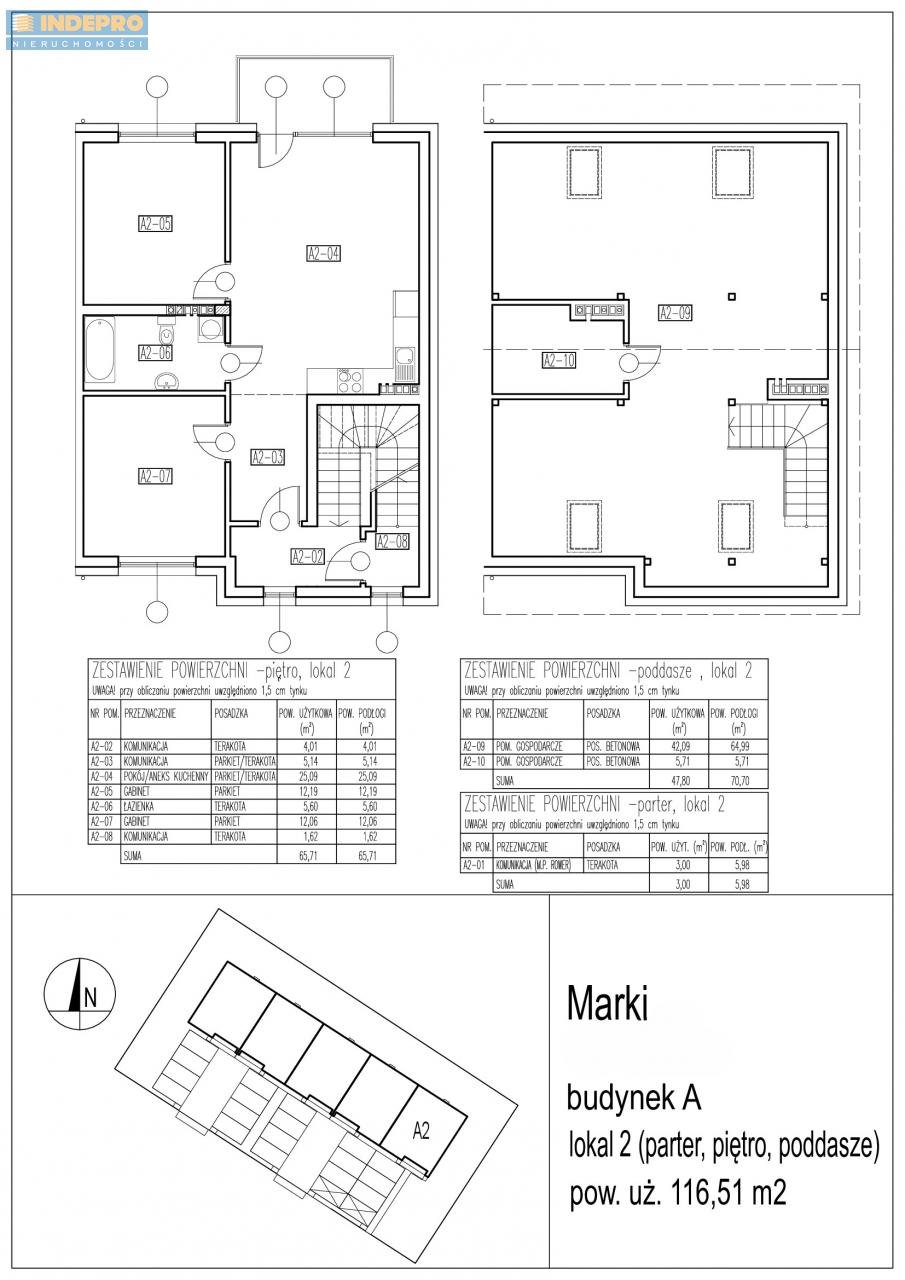 Mieszkanie na sprzedaż Marki, Rydza Śmigłego okolice  117m2 Foto 3