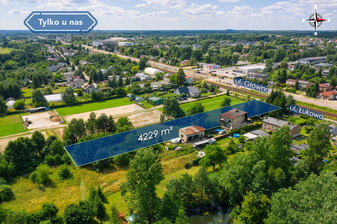 Działka 4229m² z mediami, blisko rekreacji i usług Częstochowa, Gnaszyn-Kawodrza, Łukowa  4 229m2 Foto 1