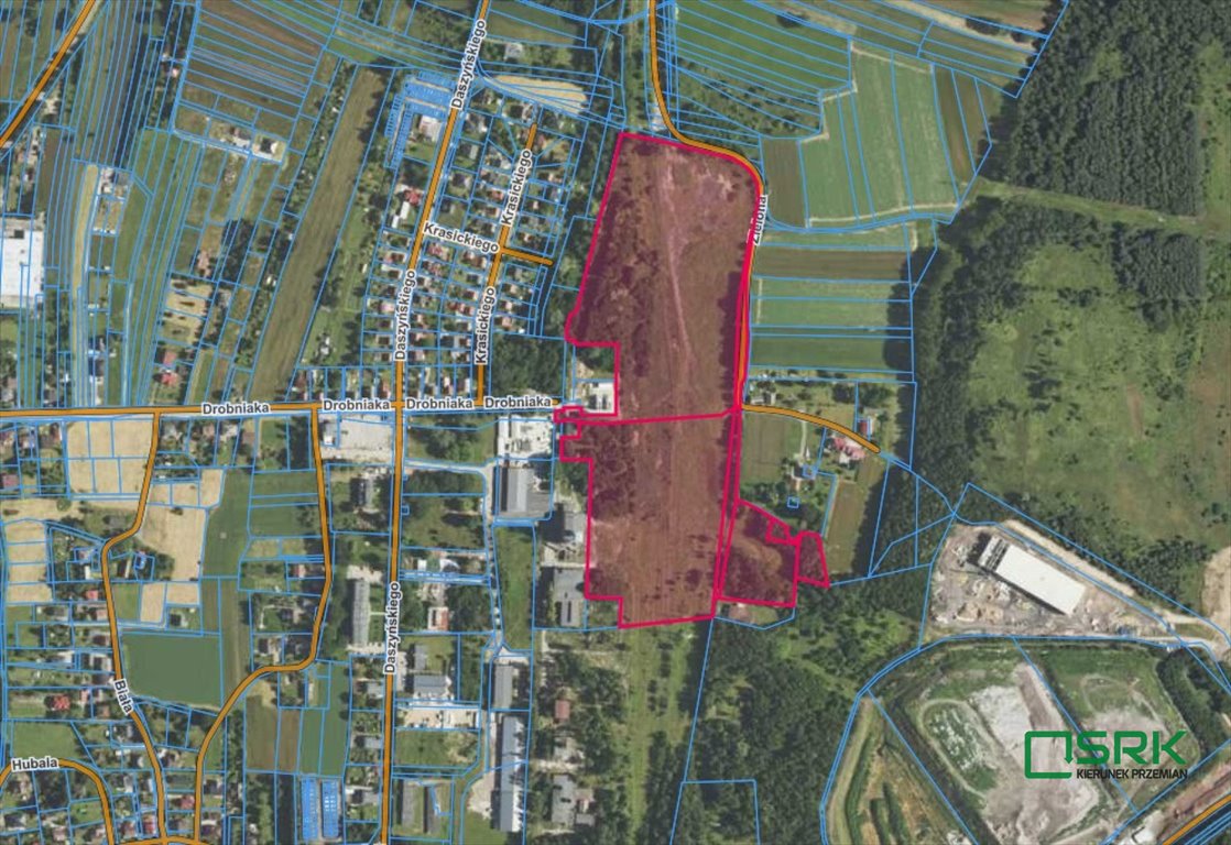 Działki przemysłowe w Brzeszczach, 88 112 m², inwestycja oświęcimski, Drobniaka  88 112m2 Foto 1