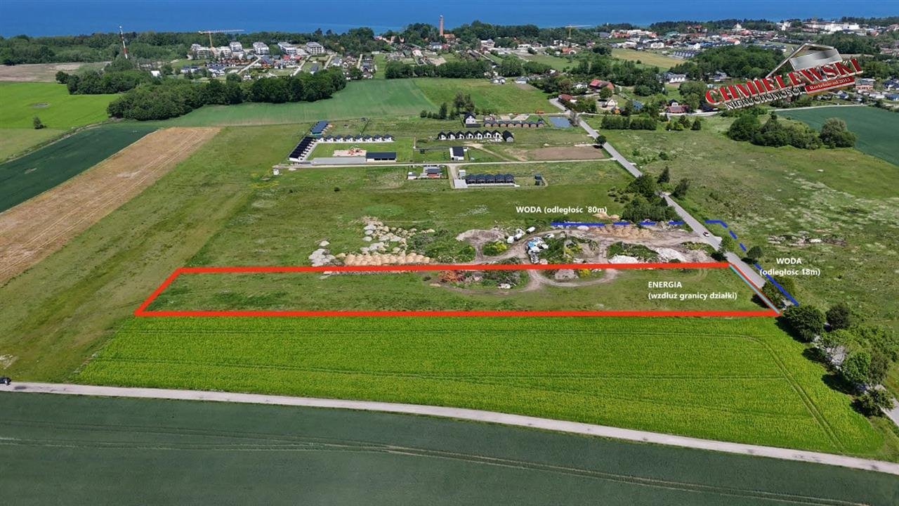 Działka 1,25 ha pod zabudowę nad morzem - zapraszam Gąski, Kołobrzeska  12 500m2 Foto 1