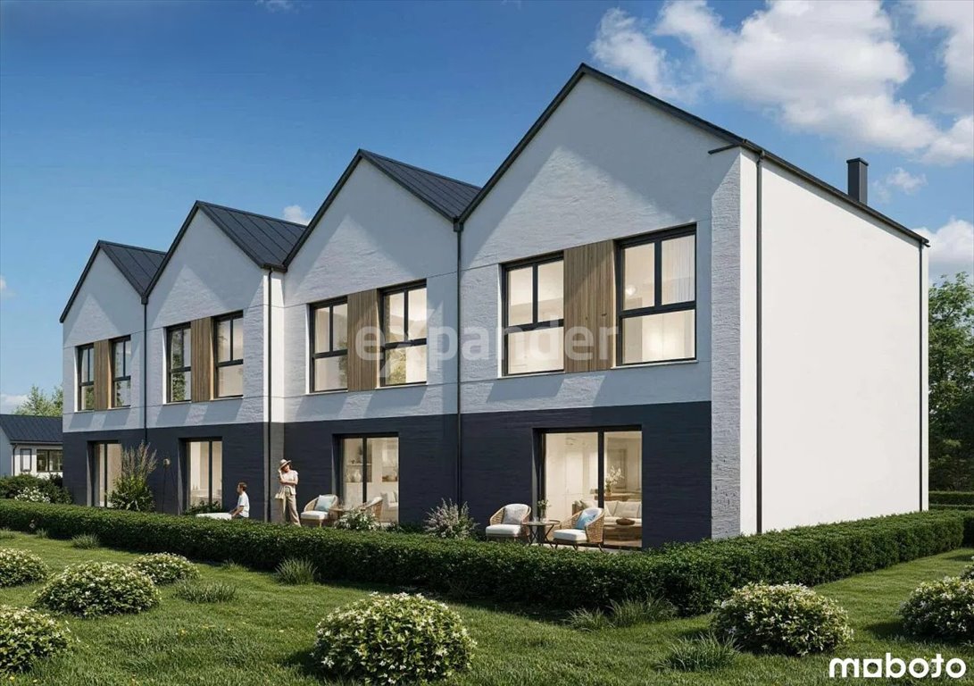 Nowoczesny dom szeregowy 78,89 m² z ogródkiem i miejscami Lublin, Szerokie, Bliska  79m2 Foto 1