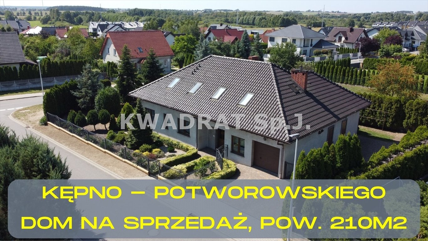 Przestronny dom 210 m² z ogrodem w Kępnie - polecam: Kępno
