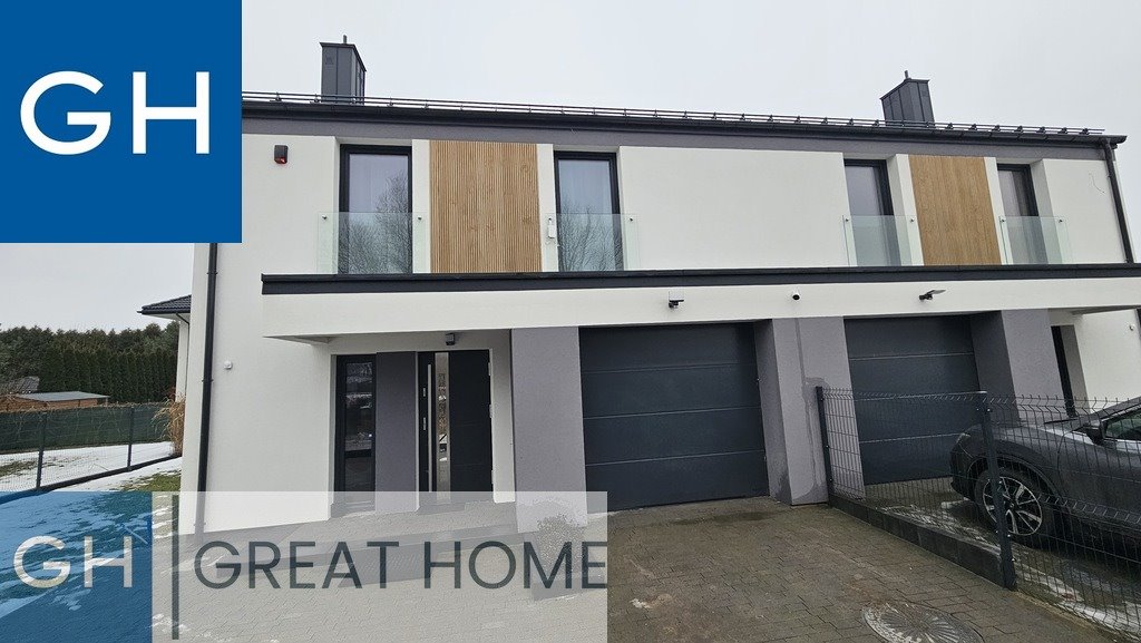 Nowoczesny dom z ogrodem i garażem w Stanisławowie Pierwszym Stanisławów Pierwszy, Przyszłość  125m2 Foto 1