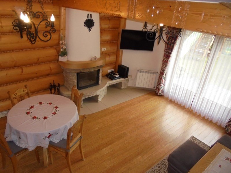 Urokliwy dom z kominkiem, tarasem i widokiem na Giewont Zakopane  101m2 Foto 1