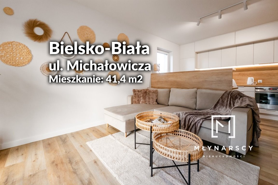 Mieszkanie dwupokojowe na wynajem Bielsko-Biała, Słoneczne, Michałowicza  41m2 Foto 4