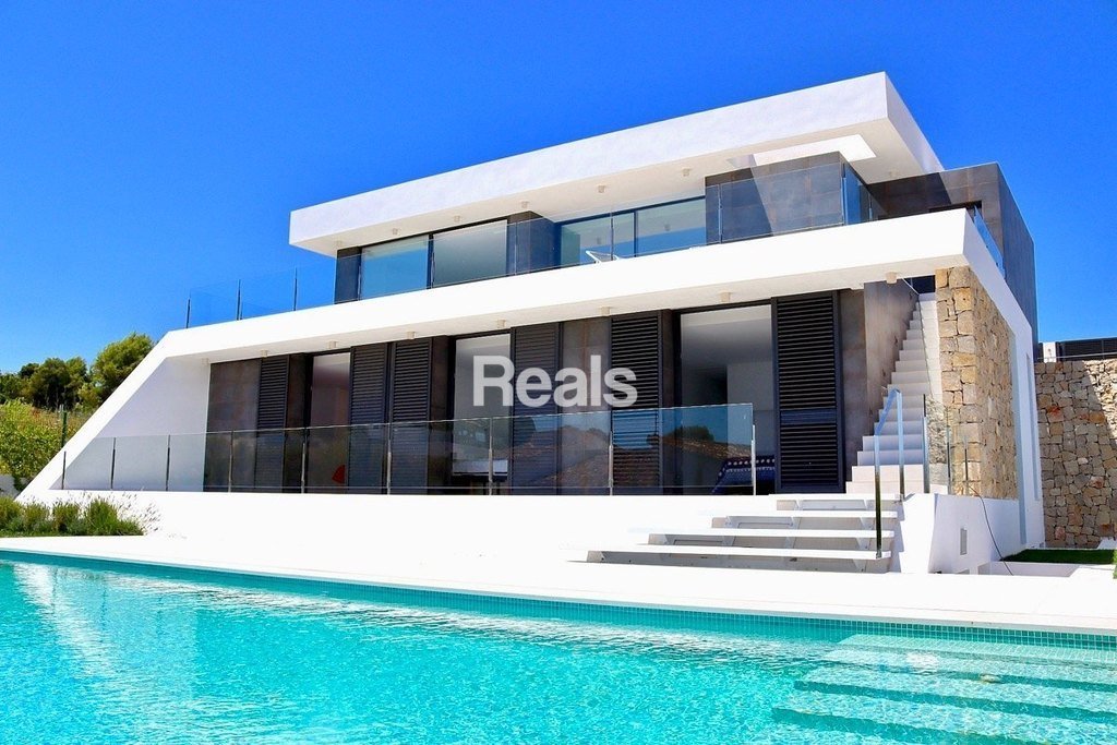 Nowoczesny dom z widokiem na morze, 4 sypialnie Hiszpania, Costa Blanca, Costa Blanca  288m2 Foto 1