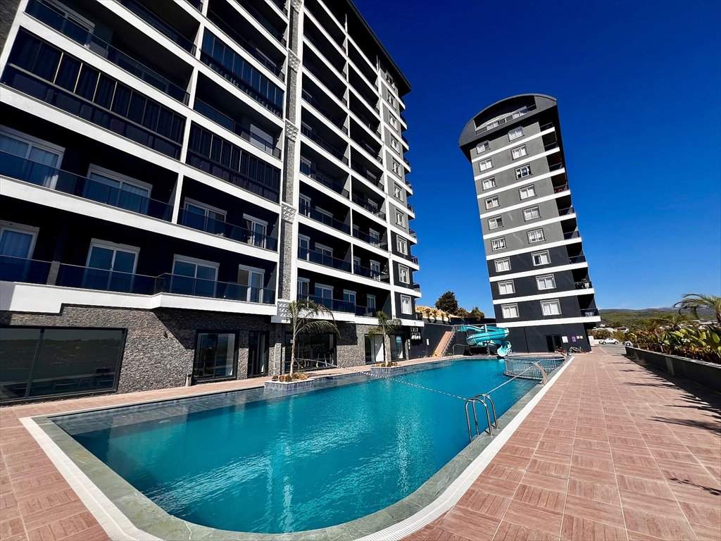 Nowoczesny apartament 65 m² z basenem i widokiem na morze Turcja, Avsallar, Avsallar, Alanya, Antalya  65m2 Foto 1