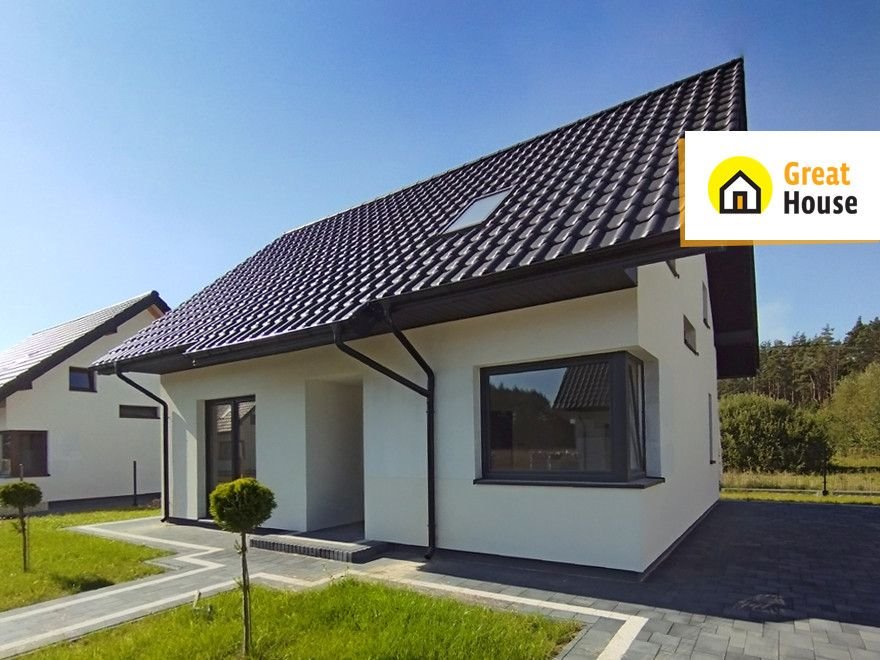 Nowoczesny dom 110 m² z ogrzewaniem podłogowym i dużą działką Brzeziny  110m2 Foto 1