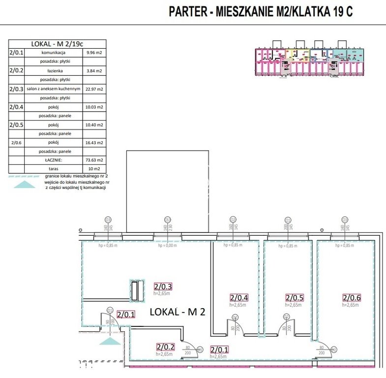 Mieszkanie czteropokojowe  na sprzedaż Bydgoszcz  74m2 Foto 3