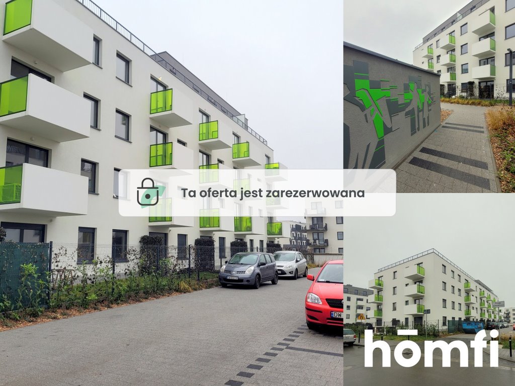 Mieszkanie dwupokojowe na sprzedaż Wrocław, Jagodno, Jagodno, Beaty Artemskiej  46m2 Foto 1