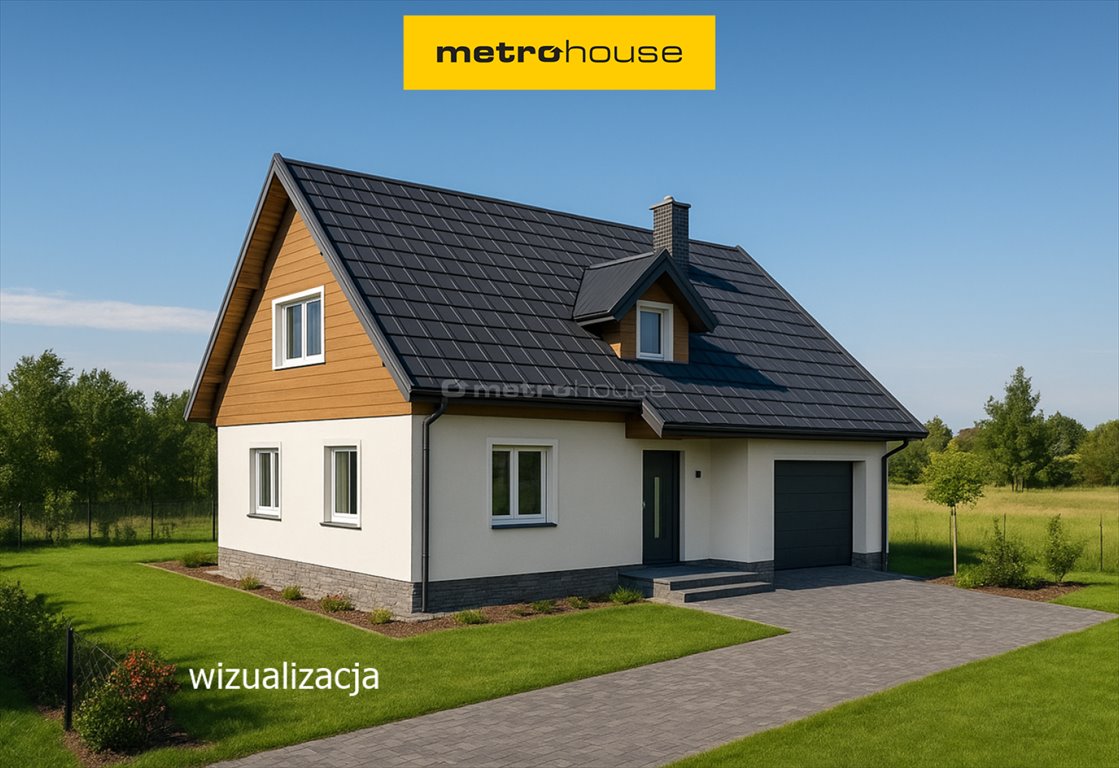 Dom surowy z dużą działką i widokiem na jezioro. Lutry  162m2 Foto 1