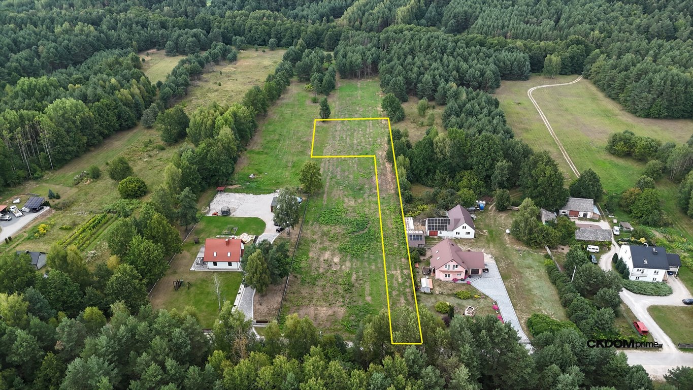 Działka 910 m² w Gałęzicach z mediami - polecam Gałęzice  910m2 Foto 1