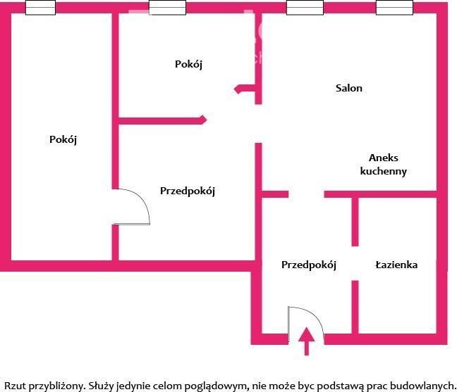 Mieszkanie trzypokojowe na sprzedaż Brzeg, Dzierżonia  67m2 Foto 14