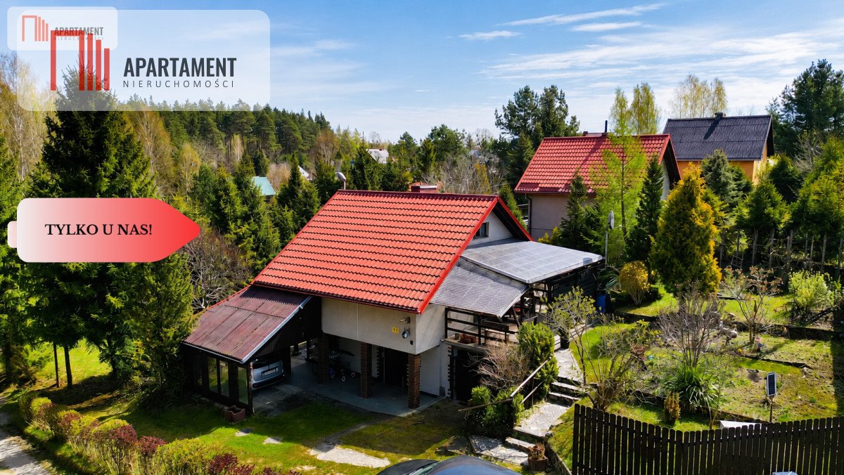 Urokliwy dom 75 m² z tarasami i garażem (Osowo Leśne) Osowo Leśne  75m2 Foto 1